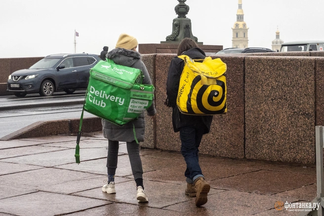 Рынок доставки еды в России не слишком разнообразный | Источник: Михаил Огнев / FONTANKA.RU