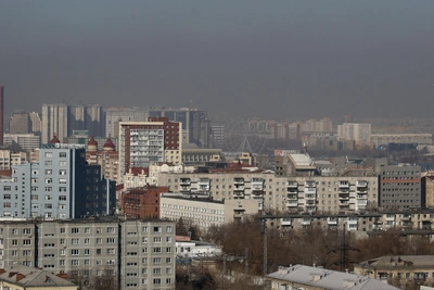 Густая дымка выбросов окутала Челябинск