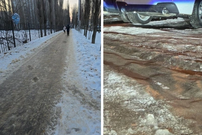 Воронеж превратился в каток: виновные будут наказаны