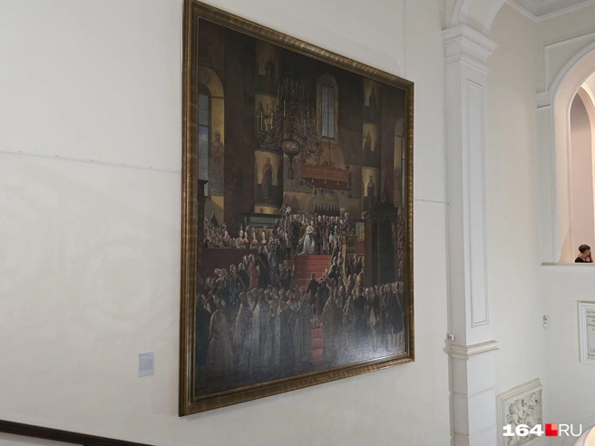 Картина с коронации императора Павла I, написанная ее участником | Источник: Семен Коротов-Майбах / 164.RU