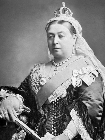 Фотография королевы Виктории, сделанная Александром Бассано в ознаменование ее золотого юбилея в 1887
