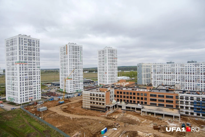 Там слева уже село Миловка | Источник: Булат Салихов / UFA1.RU