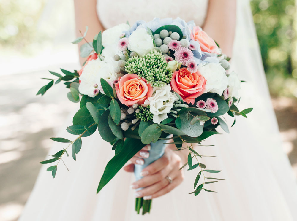 Свадебный букет своими руками: советы флористов | MARIECLAIRE