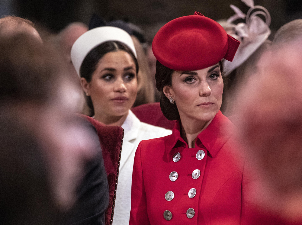 Кейт и Меган 11 марта 2019 года | marieclaire.ru