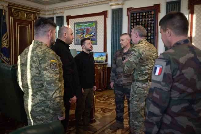 Зеленский на встрече по поводу миротворцев | Источник: Zelenskiy / Official / Telegram