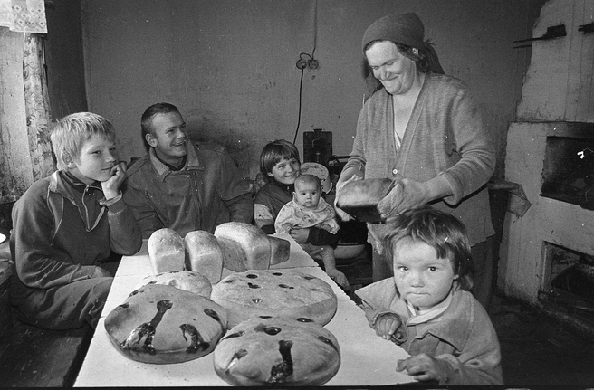 Уральская многодетная семья.