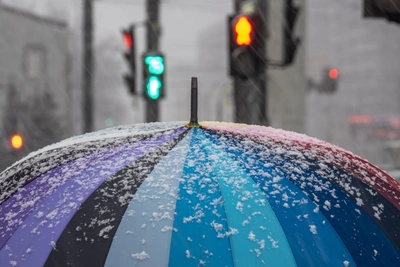 Апрельское похолодание и снегопад в Алтайском крае