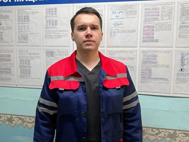 Врач скорой помощи Данил Александрович Анищенко | Источник: ГОРОДСКАЯ КЛИНИЧЕСКАЯ БОЛЬНИЦА № 1 ИМЕНИ КАБАНОВА