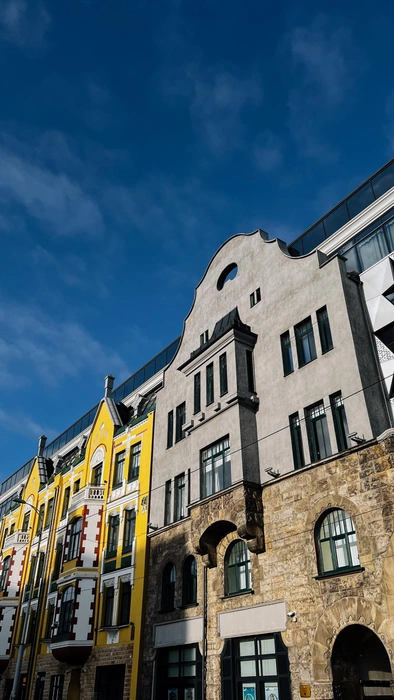 На фото — современные дома Калининграда. Они повторяют архитектуру прошлых лет | Источник: предоставлено Ильей