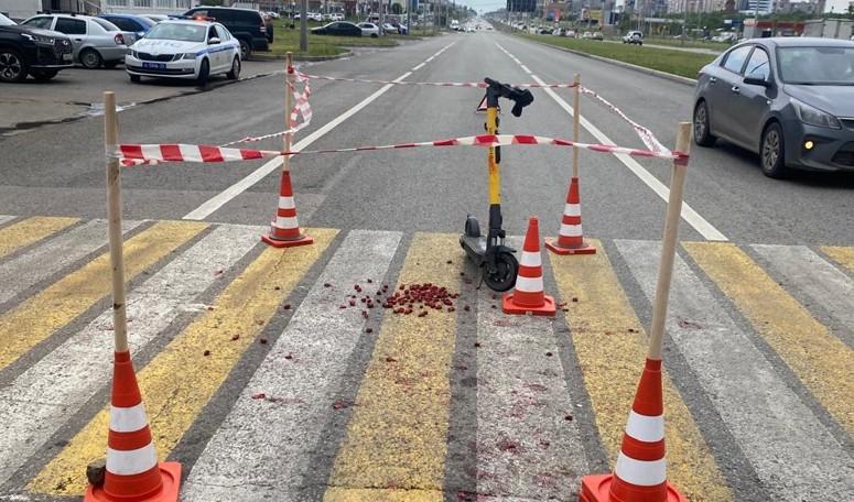 В Магнитогорске второй раз за неделю сбили самокатчика в одном и том же месте
