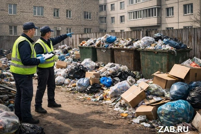 В Чите нашли свалку отходов на Кирова, 21