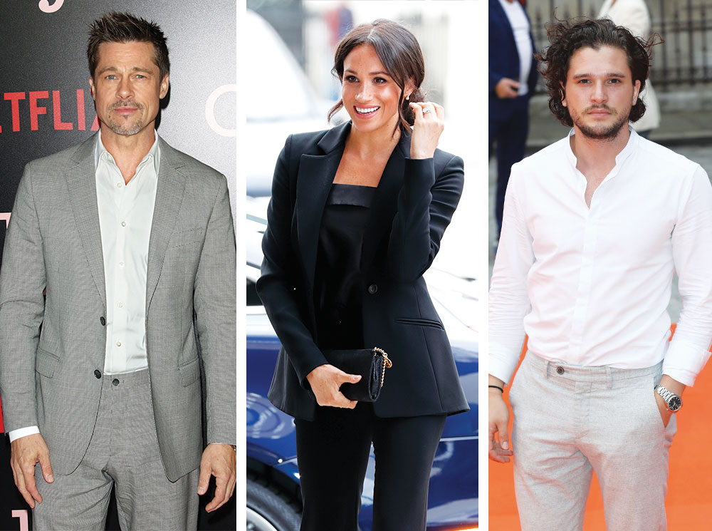 Бред Питт, Меган Маркл, Кит Харингтон | marieclaire.ru