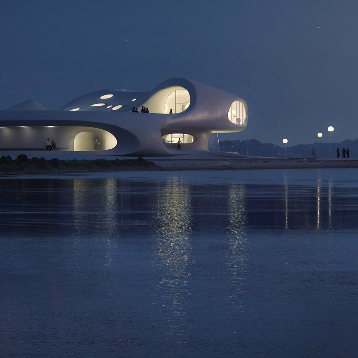 MAD Architects: проект библиотеки в Хайкоу