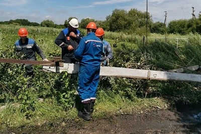 В шести селах Приамурья восстановили электроснабжение