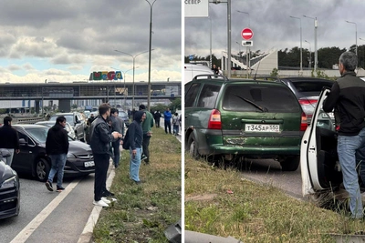 Крупный пожар у ТЦ «Садовод» после атаки дронов
