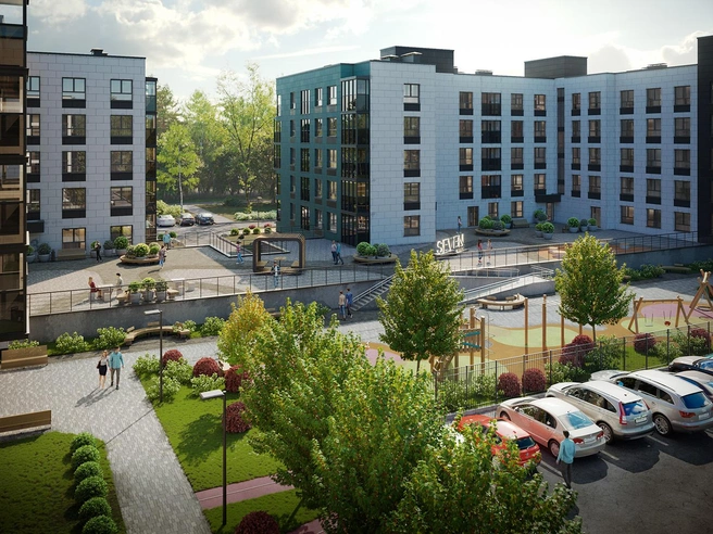 Закрытые дворы, камерность и безопасность — новый уровень городской приватности | Источник: Группа Аквилон