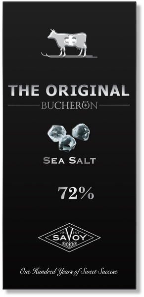 BUCHERON THE ORIGINAL горький шоколад с морской солью 90г