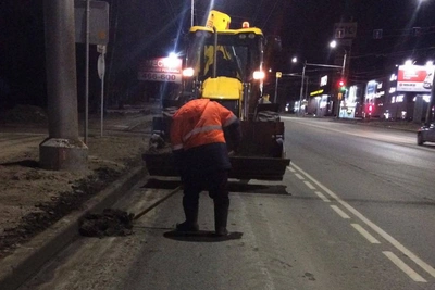 В Костроме дороги убирают круглосуточно