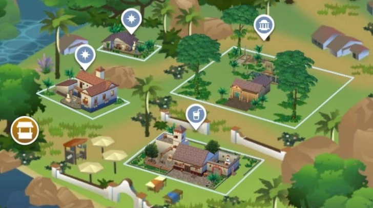 Гид по мирам в The Sims 4: все города, локации и семьи | Источник: скриншот The Sims 4