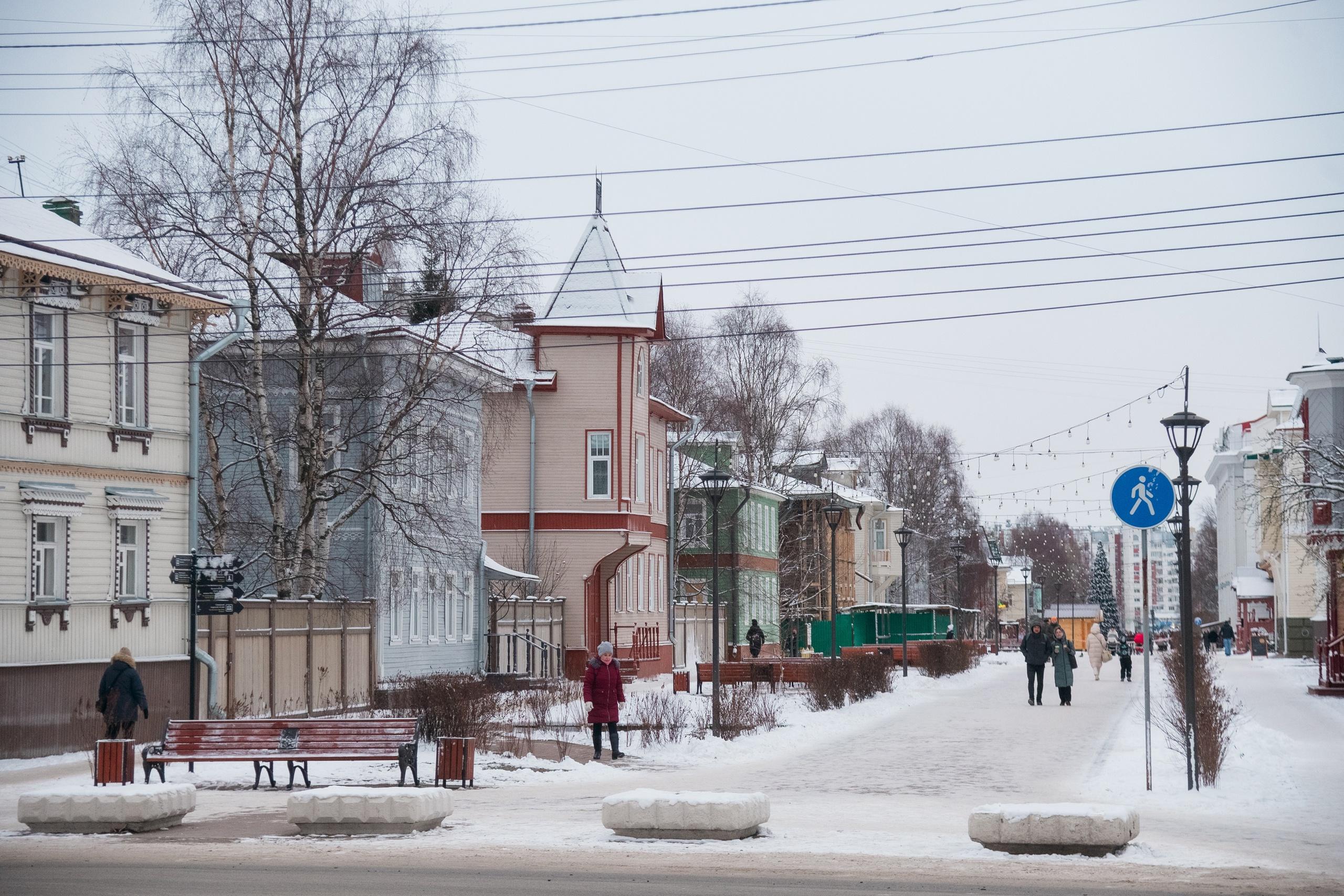 Вы это замечали? Показываем неожиданные пейзажи с главной прогулочной улицы Архангельска 