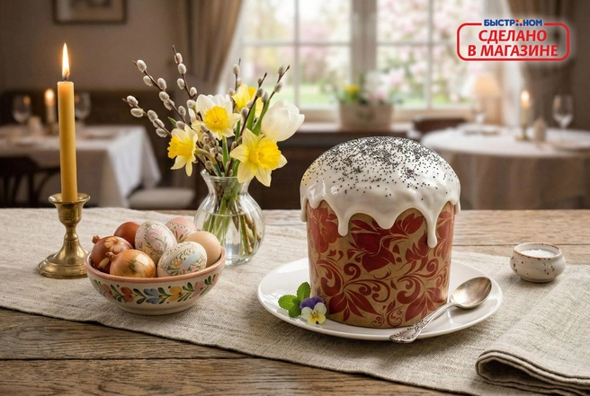 Маковый кулич | Источник: «Быстроном»