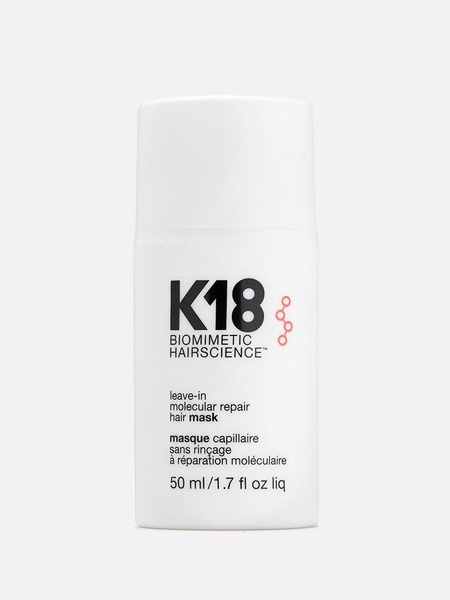 Несмываемая маска для молекулярного восстановления волос Leave-in Molecular Repair Hair Mask, K18