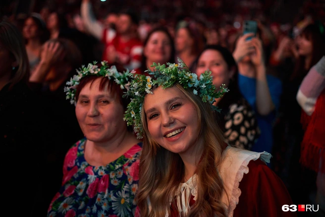 Некоторые самарцы пришли на концерт семьями | Источник: Роман Данилкин / 63.RU