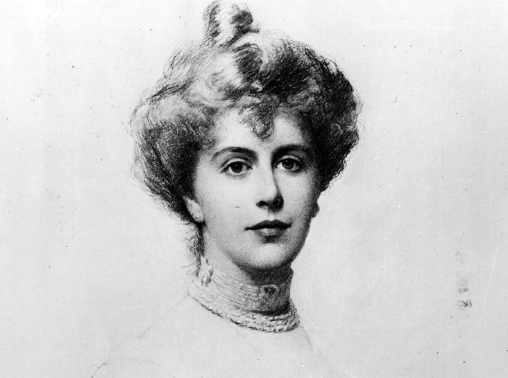 Алиса Кеппел в молодости, 1895 год