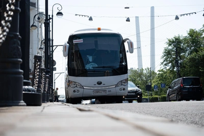 Map Shows Route of Fatal Tourist Bus Crash in Primorye