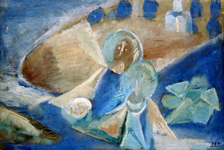 Марлен Шпиндлер. «Пасхальная композиция». 1977