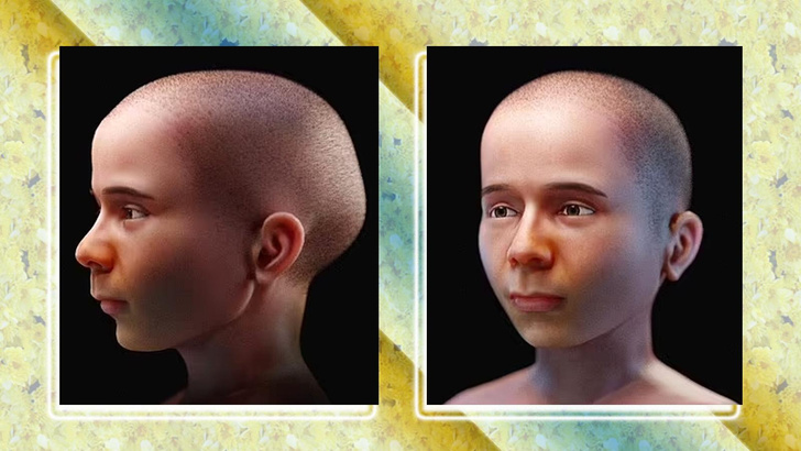 Аномально большой мозг: восстановлено лицо 2300-летней мумии ребенка из Древнего Египта
