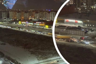 Массовая авария на объездной в Тюмени парализовала движение