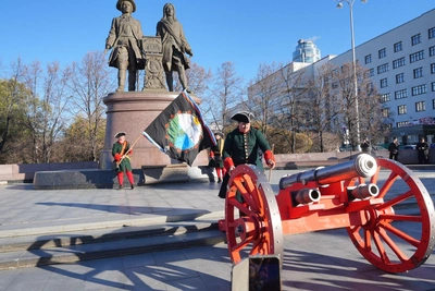 В Екатеринбурге дали пушечный залп в честь де Геннина