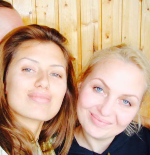 Виктория Боня с сестрой Ангелиной
