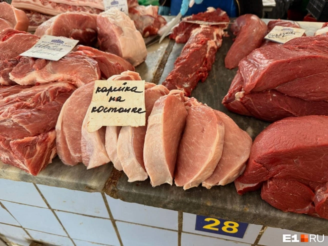 Свежее мясо выглядит аппетитно | Источник: Дарья Костомина / E1.RU