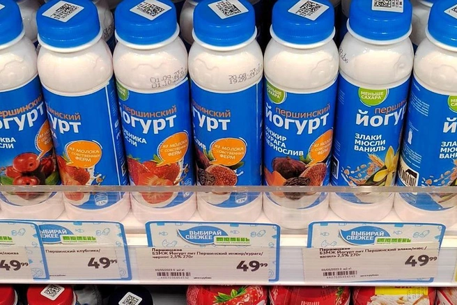 Помимо сладкого, неизменно спросом пользуется мясная и молочная продукция | Источник: 72.RU