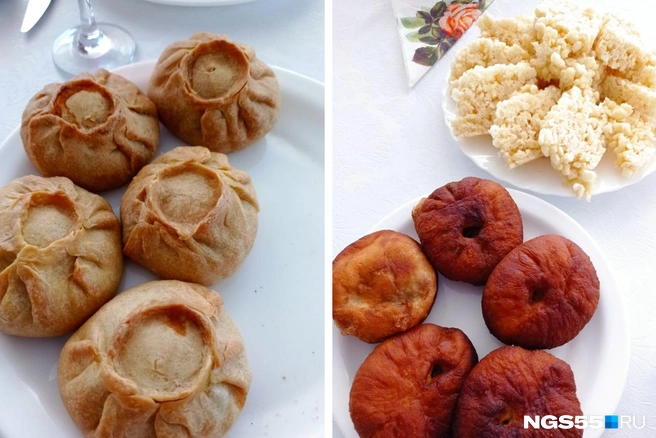 Перемячи с картофелем, мясные бэлиши и чак-чак | Источник: Сергей Энквист / NGS55.RU
