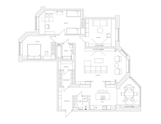 Квартира 150 м²: нескучный проект в скандинавском стиле (фото 13)