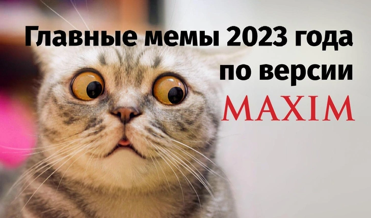 Главные мемы 2023 года | maximonline.ru