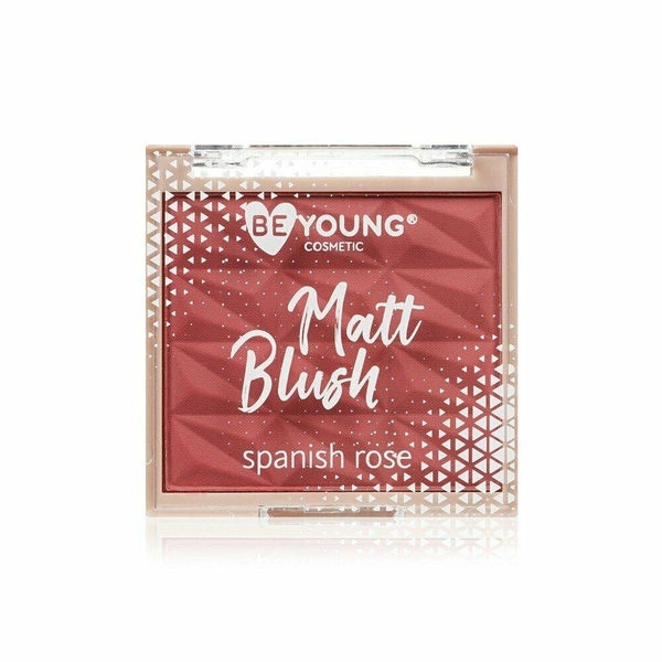 Румяна для лица BeYoung Matt Blush Spanish Rose