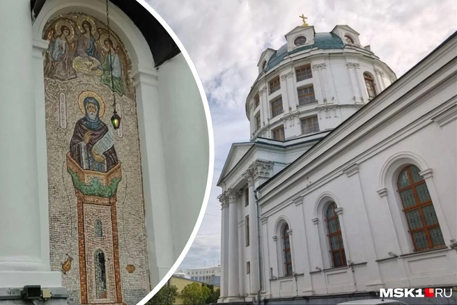 В храме преподобного Симеона Столпника за Яузой сегодня с утра отмечают престольный праздник | Источник: Михаил Контуев / MSK1.RU