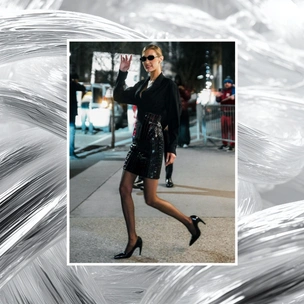 Черный тотал-лук — новая классика весны 2026 по версии Беллы Хадид