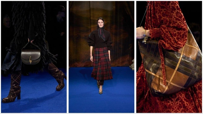 Клетчатые сапоги выглядят очень стильно | Источник: Vogue.com