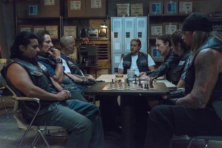 Кадр из телесериала Sons of Anarchy