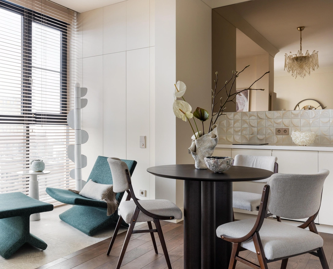 Море спокойствия: квартира 39 м² в Москве, полная умиротворения | Источник: Антон Лихтарович