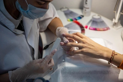 Six manicure ideas for 2026's soft square nail shape