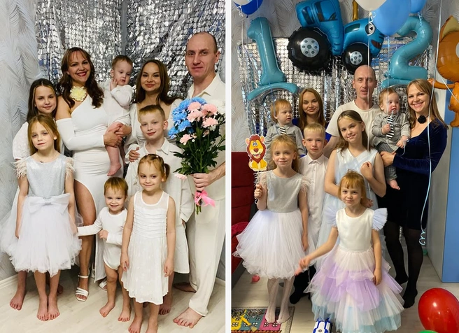 Вся семья в сборе | Источник: marina_lapteva1534 / Instagram*