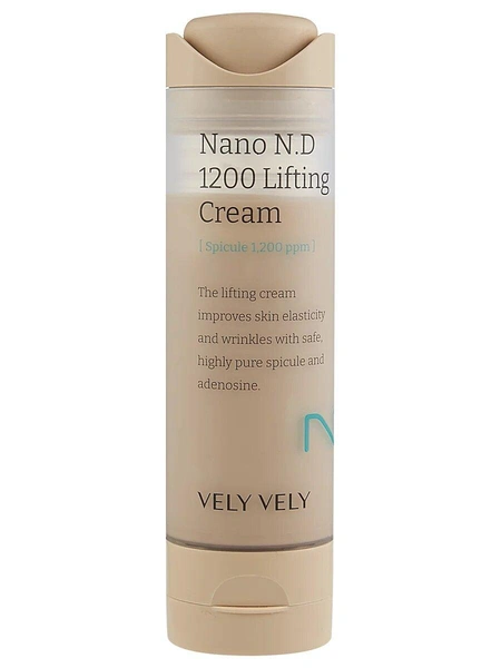 Лифтинг-крем c нано-иглами спикулы Vely Vely Nano Needle 1200 Lifting Cream 