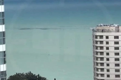В Сочи бревна приняли за мазут после атаки БПЛА
