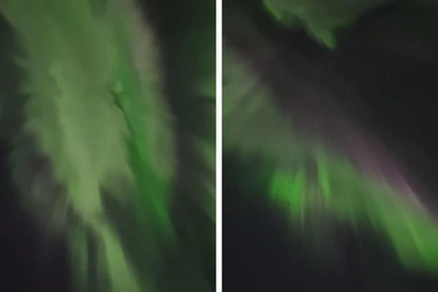 Northern Lights Illuminate Tyumen Region Skies